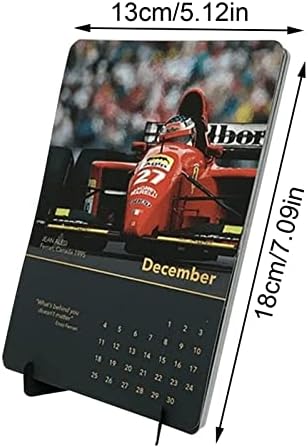 2023 Календар на бирото, формула Еден календар, кул стил F1 2023 Календар Планинер Приказни слики, декоративни Ф1 календарски биро за уметност,