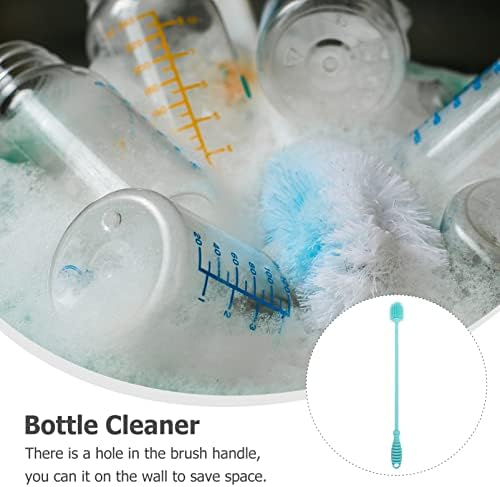 Cabilock ser од 2 Силиконски Шишиња Почиста четка за шишиња за шишиња за чистење шишиња четка За чистење шишиња: Шише Со Вода