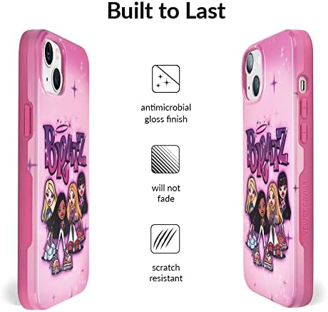 Кадифе кавијар х Брац Дизајниран За Iphone 13 Случај За Жени-Симпатична Заштитна Bratz Кукли Телефонски Случаи-Компатибилен Со MagSafe-Розова