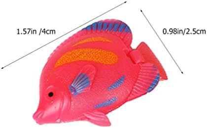 Ipetboom 8pcs шарени лажни риби модели пластична симулација лебдечка риба детски базен играчки декоративни украси за резервоар за