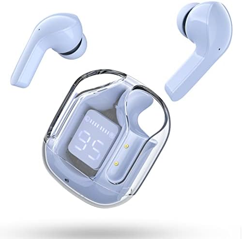 Acefast безжични ушни уши, слушалки со Bluetooth со откажување на проucирни слушалки, HIFI двојно стерео микрофон мини во ушите на ушите