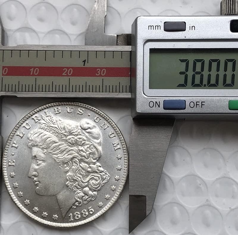 1884 Верзија На Американската Монета Морган Сребрен Долар Месинг Сребрена Позлатена Антички Ракотворби Странски Комеморативни Монети