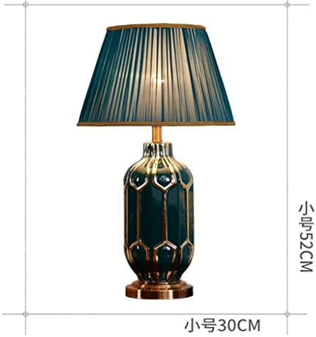 ZLXDP LED табели за ламби идилични сини рачно насликани керамички биро ламба дома дневна соба спална соба хотелска маса ламба
