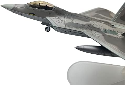 1/100 Скала САД Локхид Мартин Ф-22 Раптор борбен метален авион Авион модел на модел на подароци