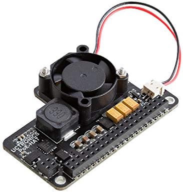 Uctronics за малина пи 4 poe капа со вентилатор за ладење, мини моќност над таблата за проширување на Етернет за Raspberry Pi 4 B, 3 B+ и RackMount