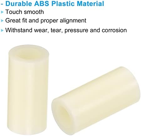 Patikil 5.2mm ID x 9mm OD x 18mm l тркалезни подрачја мијалници, 50 пакувања ABS пластични пластични заптивки за заптивки за завртки