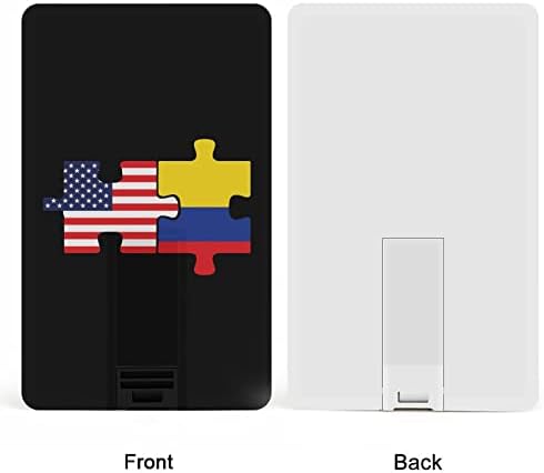 Сад И Колумбија Знамиња ЗАГАТКА USB Флеш Диск Кредитна Картичка ДИЗАЈН USB Флеш Диск Персоналните Меморија Стап Клуч 32g