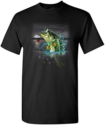 Бас риболов рибарски рибар за кампување хоби рибарска езерото река маичка маичка кошула