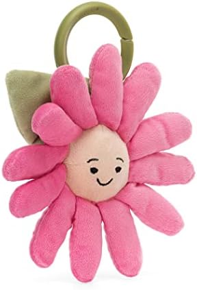 Jellycat Fleury Gerbera Pink Flower Jitter Baby Car Doller играчка играчка