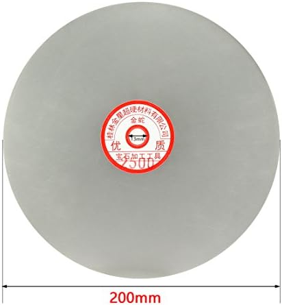 Аексит 200мм 8-инчни абразивни тркала и дискови Грит 2500 дијамантски обложени рамни лап-тркала на дискот за мелење на површини
