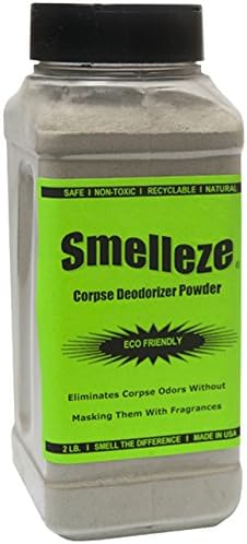 Дезодоризатор за отстранување на миризба на природен труп на трупот: 2 lb. Прашок го отстранува мирисот на кадавер