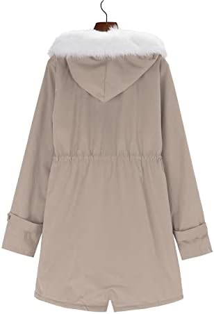 Обичен густ палто со меки обложен палто, печатено палто, зимски палто со долг ракав удобност топла надворешна облека