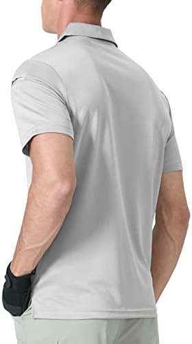 Крпски маички со лесен поло маички со кратки ракави со лесни кошули за голф Брзо суви тенок