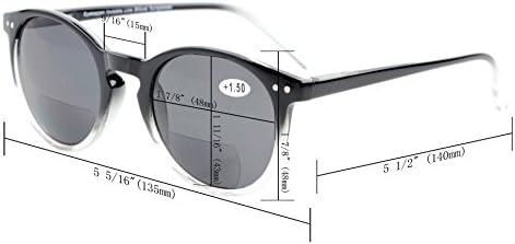 Очила Заштедете 10% на 2 Пакети Бифокални Очила За Сонце Читачи На Сонце Црна Розова И Розова Желка +1.50