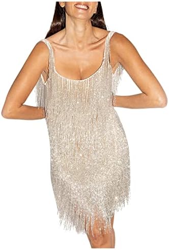 Twgone женски фустани забава ноќна раб сјај шпагети ленти каросерија секси клубска ноќна забава матурска фустан