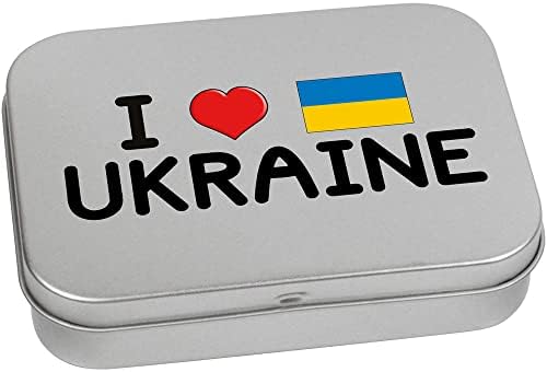 Азееда 220мм Ја Сакам Украина Метални Шарки Калај / Кутија За Складирање