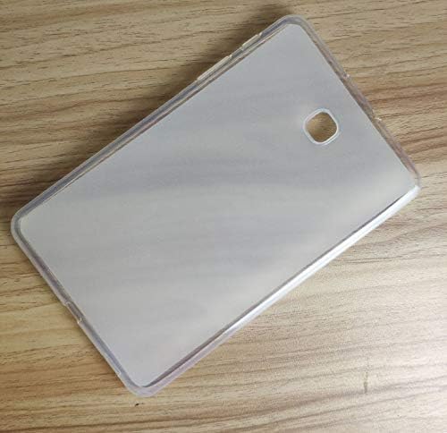 Galaxy Tab A 8.0 2018 верзија SM-T387 Case Dwaybox Транспарентен јасен TPU гел мек задниот дел на куќиштето за Samsung Galaxy Tab A 8.0 инчи 2018