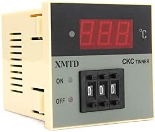 Hifasi XMTD-2001 PID дигитален дисплеј Контролер на температура 0-399 ℃ 0-999 ℃ K E PT100 Thermocoupe 220AC 75 * 75mm термостат